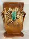 Vintage 9 1/2" Tall Roseville Pottery Vase 123-7