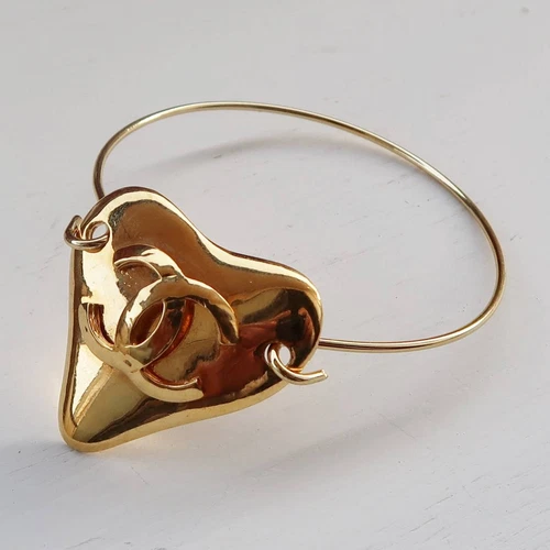 Bracciale CHANEL COCO Mark Cuore Charm Bottone Marca Coco