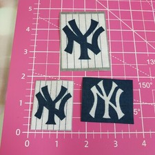 NY Baseball Fabric Iron-On Applique Patches  Sport Logo Tag New York Yankees
