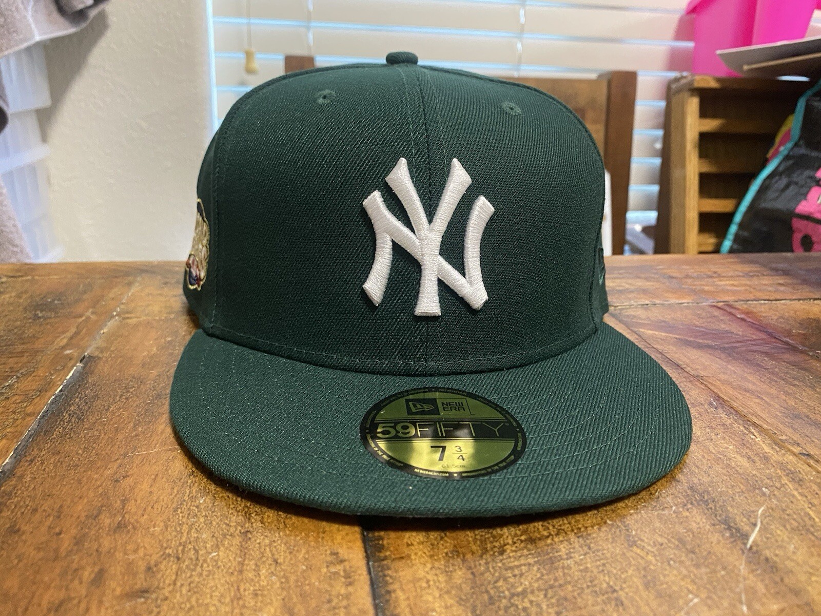 Hat Club New York Yankees 2009 WS Green New Era Fitted 7 3/4 Icy Blue UV OG
