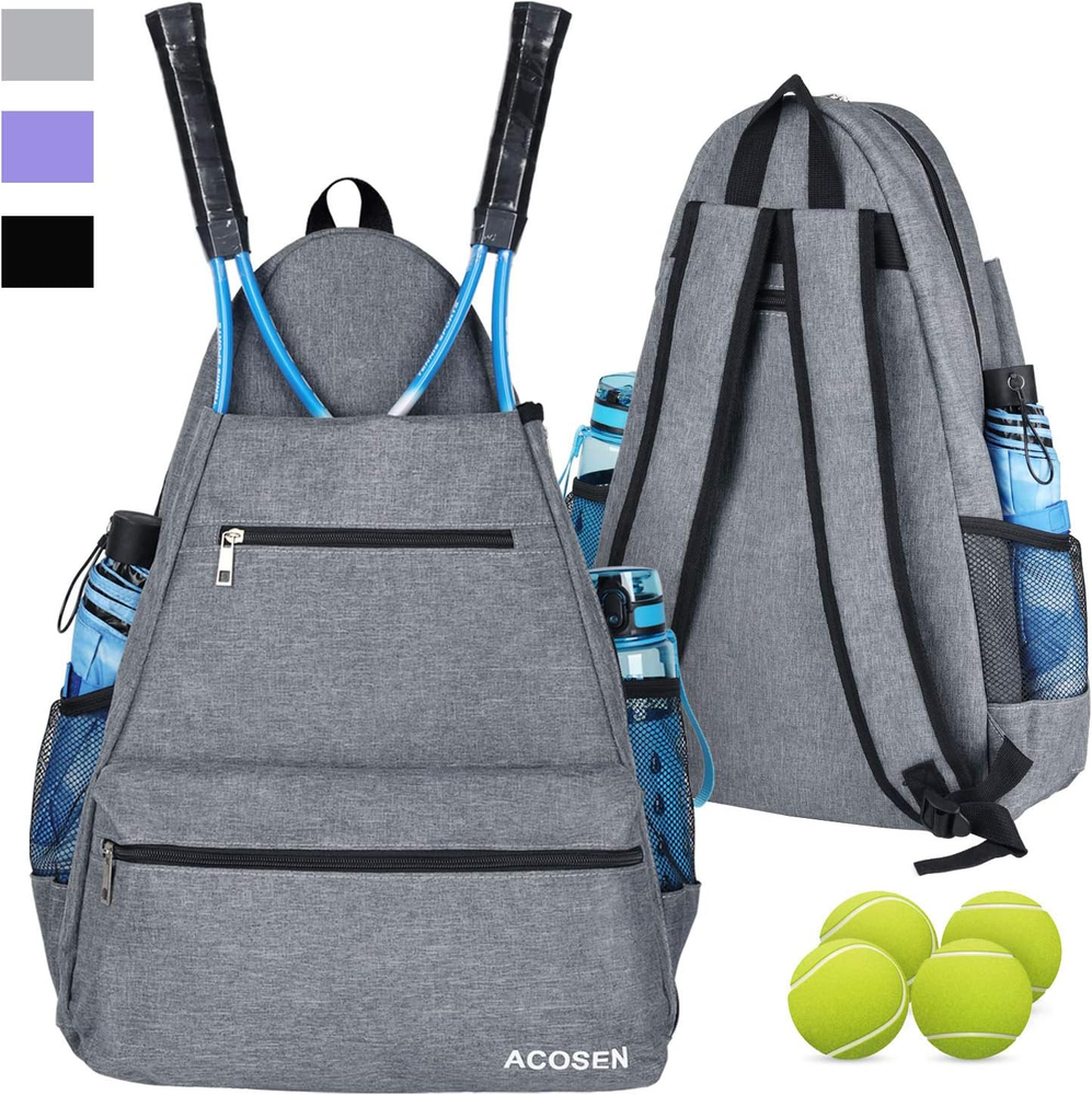 Tennis Bag Tennis Backpack - Large Tennis Bags for Women and Men to Hold Tennis