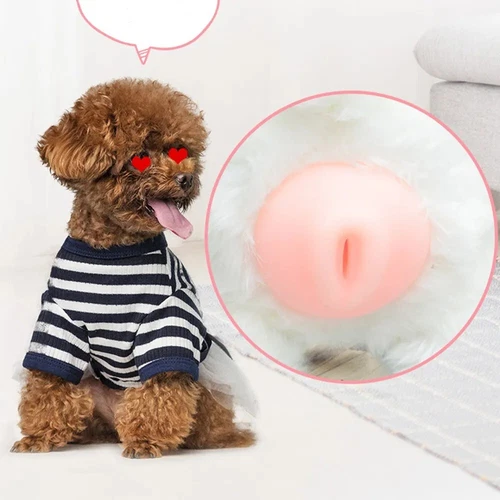 Dog Mating Toys Simulation Plush Pet Sex Play Silicone Vent Stress Reliever Tool - Picture 18 of 24