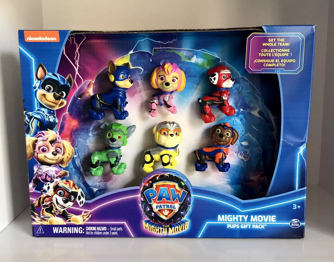  Paw Patrol, Movie Pups Gift Pack with 6 Collectible Toy  Figures, Kids Toys for Ages 3 and up : Toys & Games