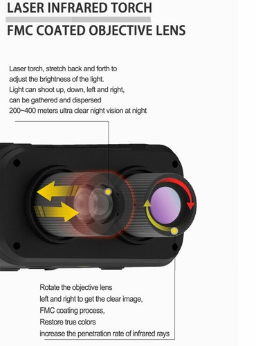 850nm IR Night Vision Binoculars Hunting Goggles Digital Infrared Record Video - Picture 6 of 12