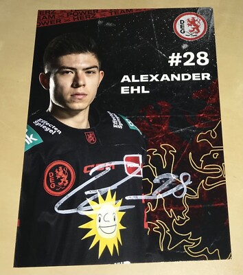 Alexander Ehl Orig. signierte Autogrammkarte Düsseldorfer EG DEG DEL 2024/25 #15