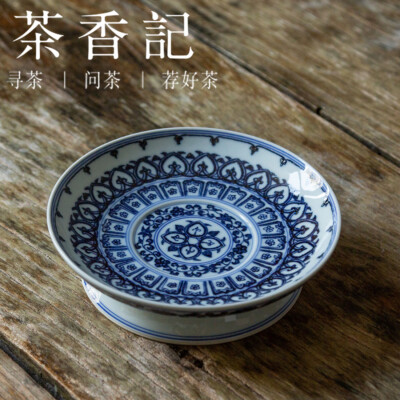 Yun Shi Mu Gu Bao Xiang Gao Zu Hu Cheng Qing Hua Hand Painted