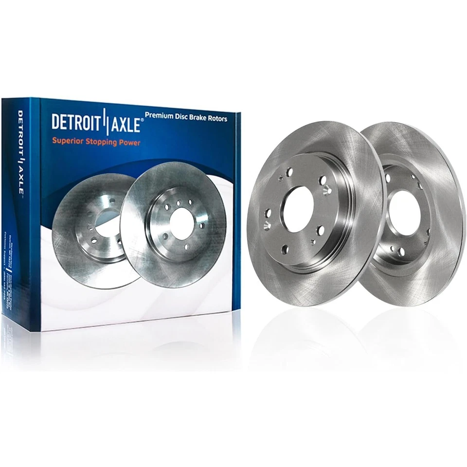 Rotores de freno de disco delanteros traseros pastillas de freno de cerámica 10 piezas para Honda CR-Z 2011-2015 Foto 4 de 4