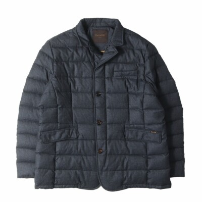 【ムーレー】 Jackets ジャケット MOORER Moulay Jacket Size: 60 Melange Wool Double Zip