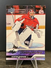 Hunter Shepard 2023-24 Upper Deck Series 2 Rookie Young Guns RC #491 Capitals