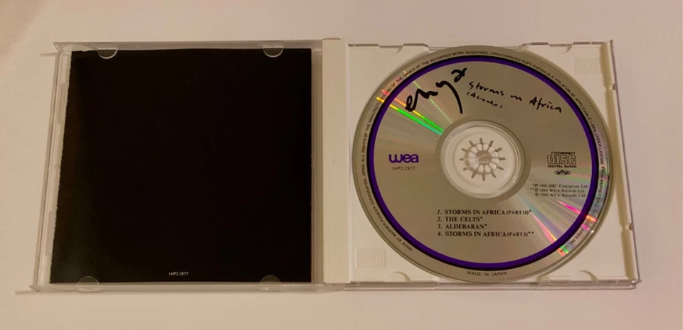 (NM) Import (Japan) CD Single - Enya - Storms In Africa (1989) 4 Songs 16P2-2877 - Image 3 of 4
