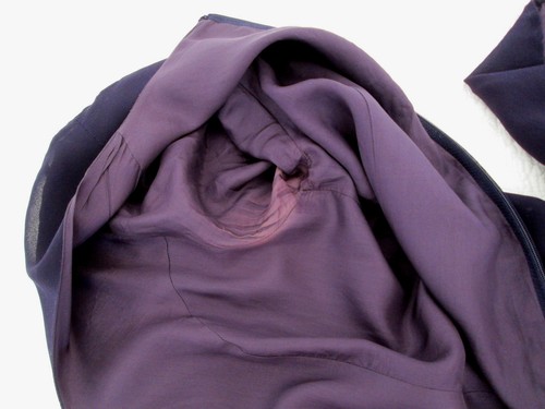 Women's Vintage Jigsaw Purple/Aubergine Chiffon Dress, Jigsaw Size 3 - 第 7/10 張圖片