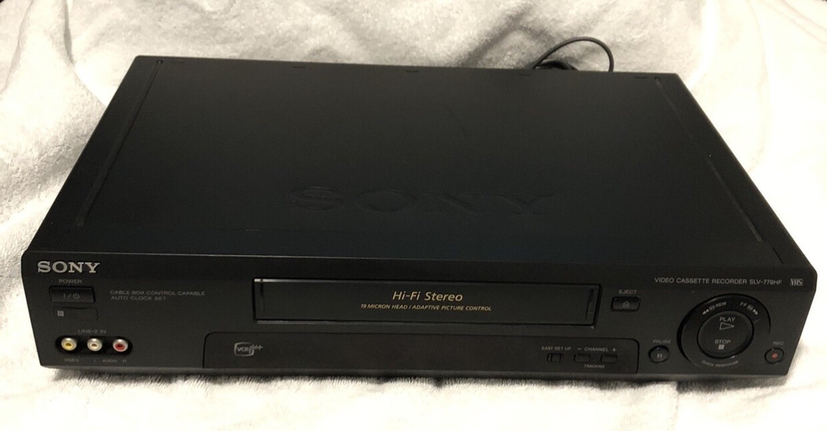 Sony SLV-779HF Hi-Fi Stereo 4 Head VHS VCR Recorder No Remote