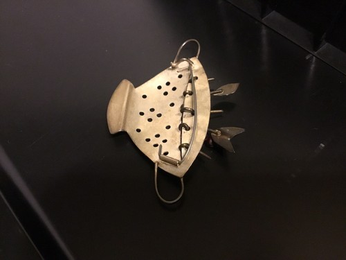 Bowl Of Cherries By Chickenscratch Lisa & Scott Cylinder Artisan Brooch Pin - Picture 7 of 10
