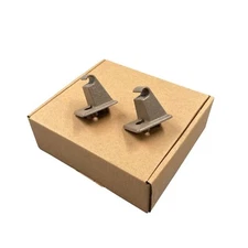 2 PCS Tan Front Sun Visor Support Holder Clips Compatible with Chev... Fast Ship