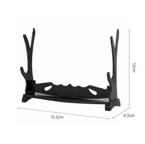 2 Tier Katana Samurai Sword Katana Holder ount Display Stand Bracket Rack Hanger - Picture 3 of 6