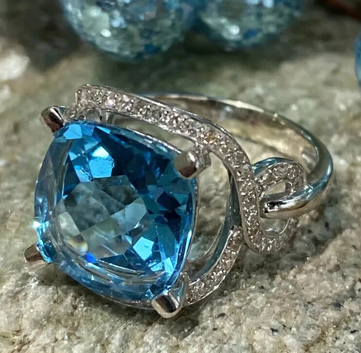 Macy's blue topaz best sale jewelry