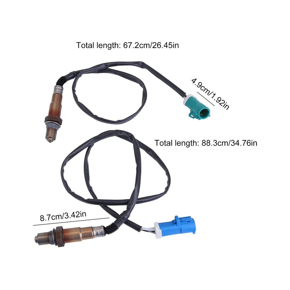 2x sonda lambda per Ford Focus C-Max Focus II III Mondeo IV Galaxy S-Max Fiesta V - Immagine 3 di 4