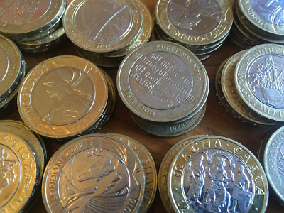 Cheapest 2 Coins Two Pound Rare Commonwealth Olympic Territories Error Coins Ebay