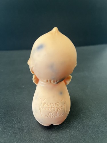 Lote de colección Kewpie 3 1/2"" muñeca querubín de goma The Thinker y 12 mini tarjetas y envs - Imagen 4 de 8