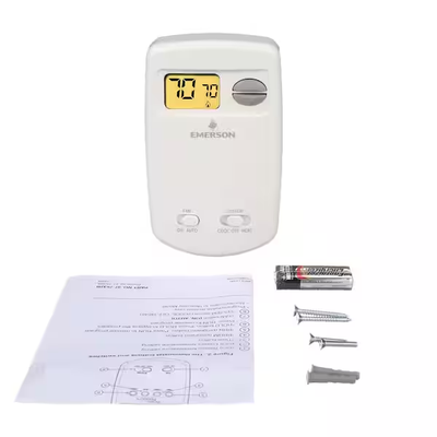White Rodgers Emerson 70 Series Non-Programmable Thermostat 1H/1C 1E78-144  for sale online | eBay