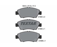 Bremsbelagsatz, Scheibenbremse Textar 2169401 FüR Honda CR-Z