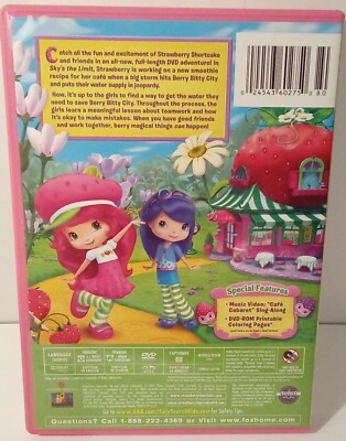 The Strawberry Shortcake Movie: Skys The Limit (DVD) 24543602750| eBay