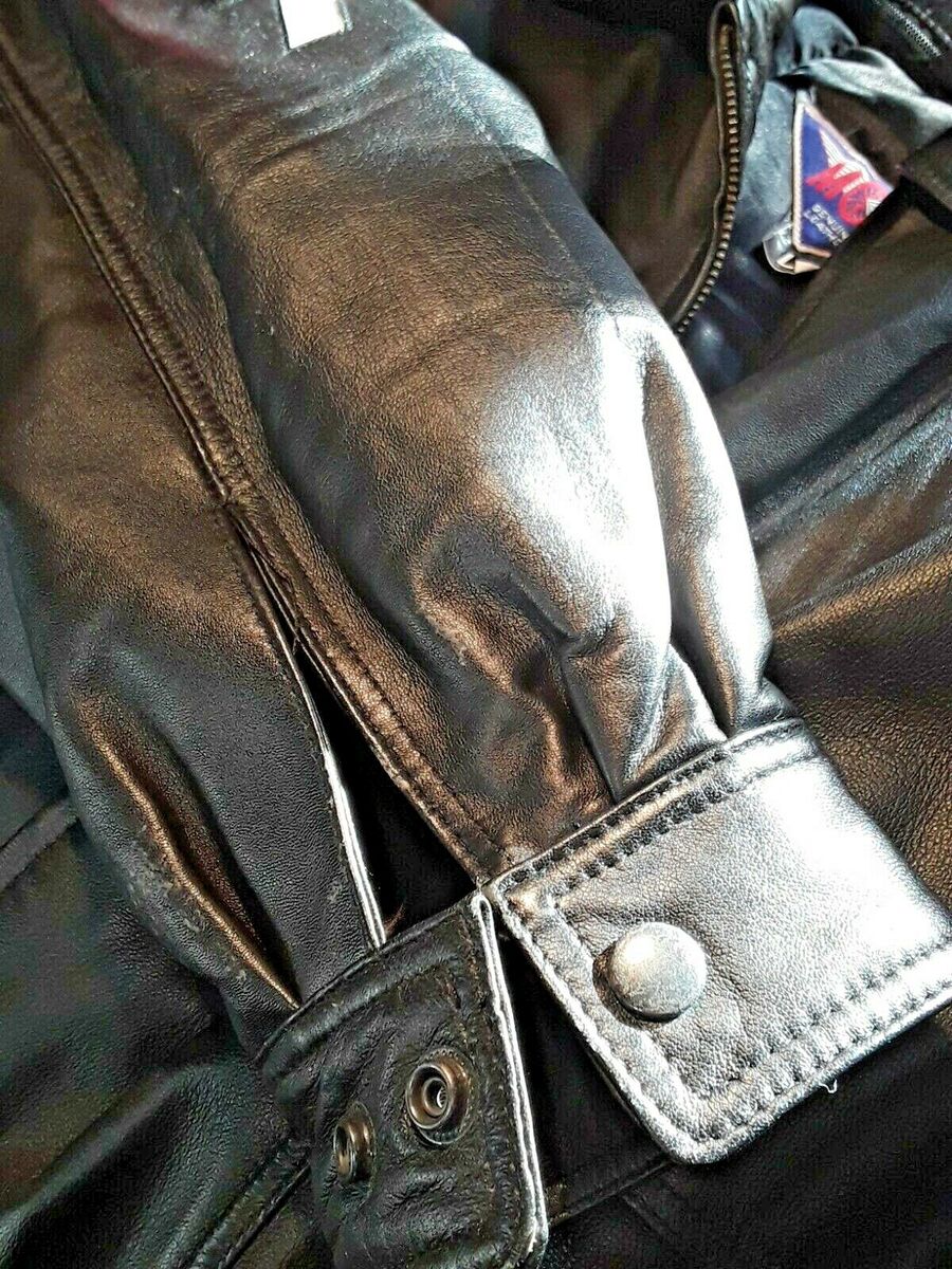 MOB Biker Black Leather Jacket with USA Flag Sz.L | eBay MOB Biker Black Leather Jacket with USA Flag Sz.L | eBay