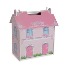 GIOCHERIA GGI210121 PRINCY BELLA Casetta delle Bambole in Legno Portatile - 3 AN