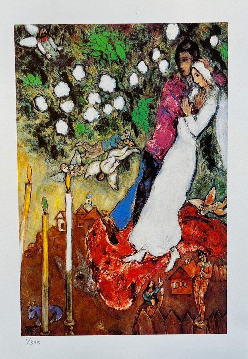 Marc Chagall 版画「燭台」 Marc Chagall 版画「燭台」 Marc Chagall - The Candlestick