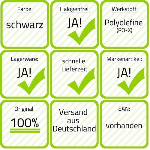 Cellpack Warmschrumpfschlauch SRH3/63-15/BK/1m Schrumpfschlauch schwarz 444005 - Bild 11 von 11
