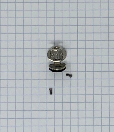 Clarinet Thumb Rest, LeBlanc & Vito, With Lanyard Ring and Screws, 1 set