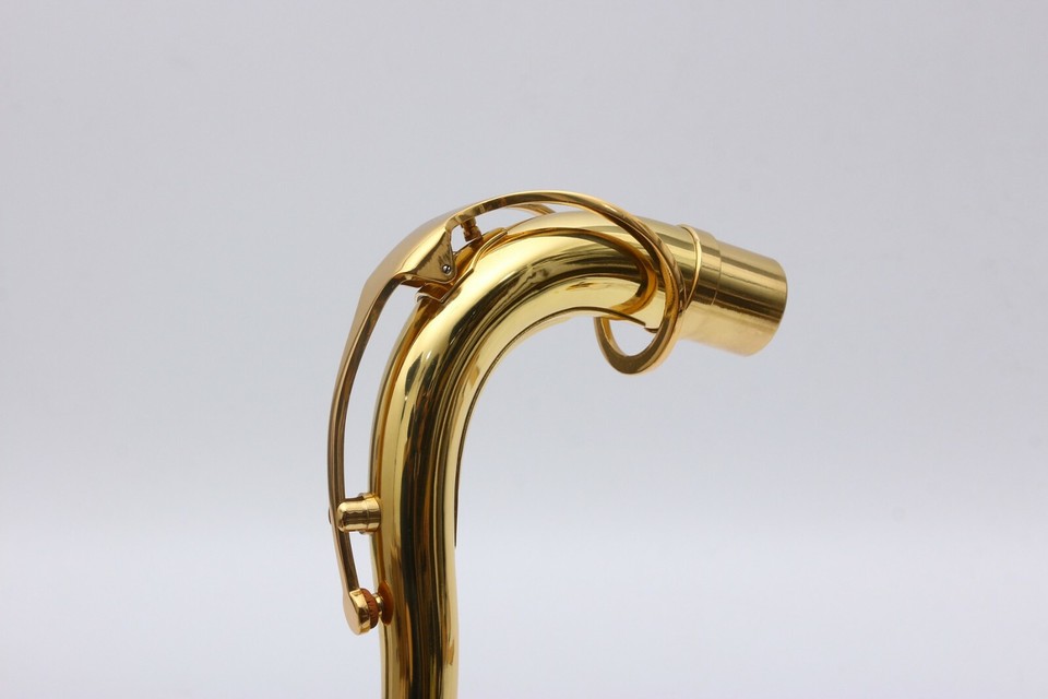 Tenor Sax neck gold lacquer brass material Saxophone neck Woodwind 28mm
