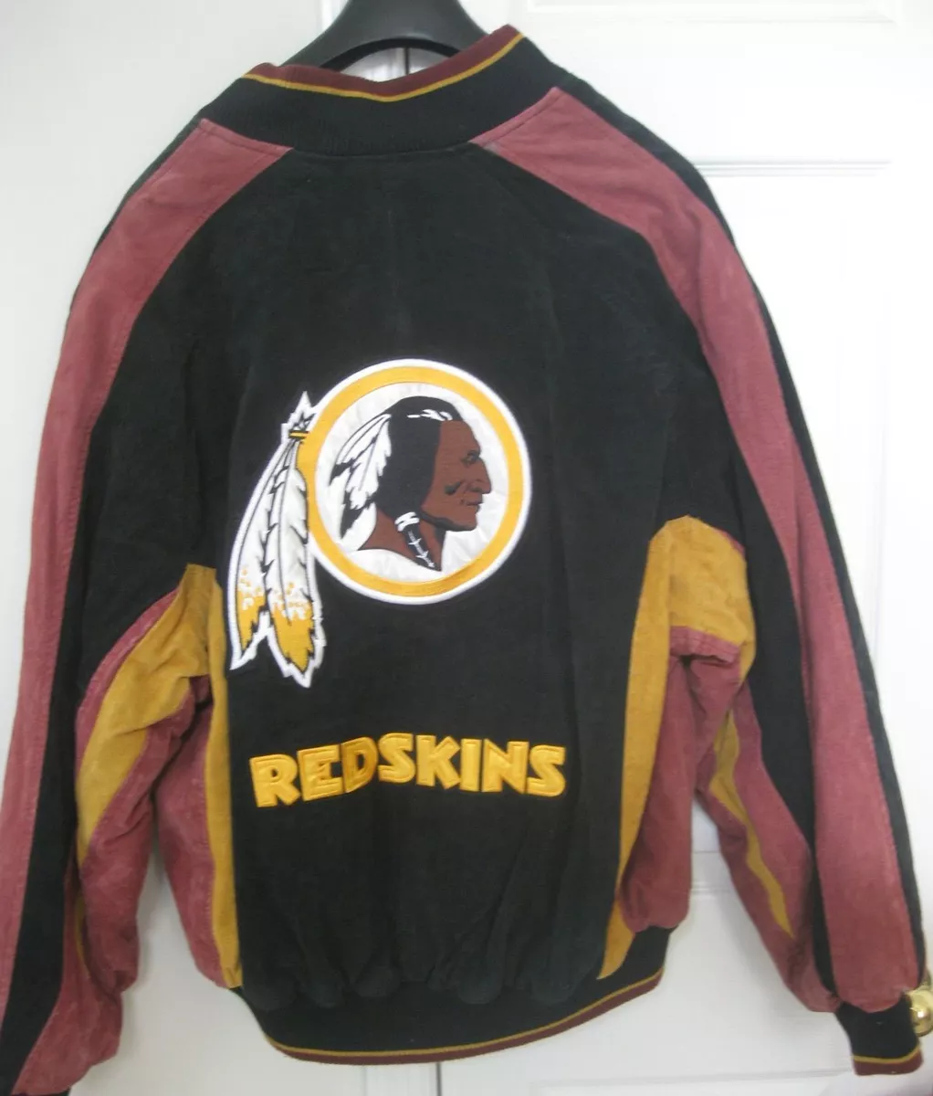 Vintage NFL Washington Redskins Suede Jacket Size Medium Excellent Quality  | eBay