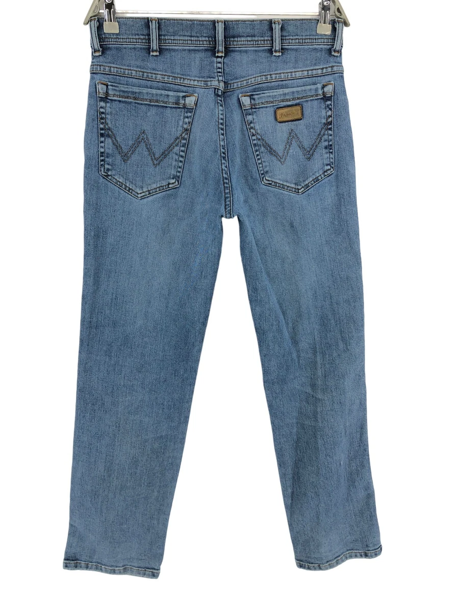 WRANGLER Men TEXAS Stretch Straight Leg Jeans Size W32 L30 | eBay