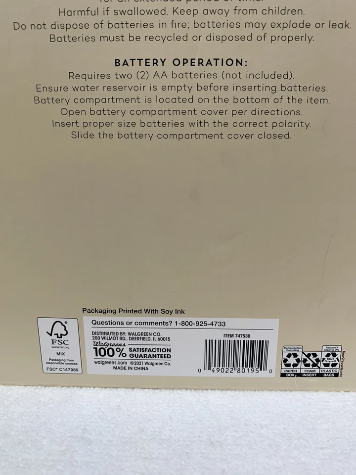 Modern Expressions Tabletop Color Changing LED Water Fountain Cascading Wall NIB - Image 4 of 4