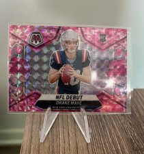 2024 Panini Mosaic - NFL Debut Pink Camo Mosaic Prizm #273 Drake Maye (RC)