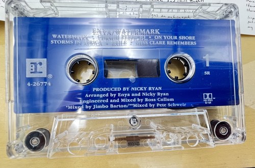 Enya Watermark 1989 Electronic Pop Ambient Cassette Tape - Picture 6 of 7
