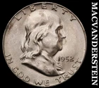 1952-S Franklin Half Dollar- Key Date  Gem Brilliant Uncirculated MS+++ #i6261