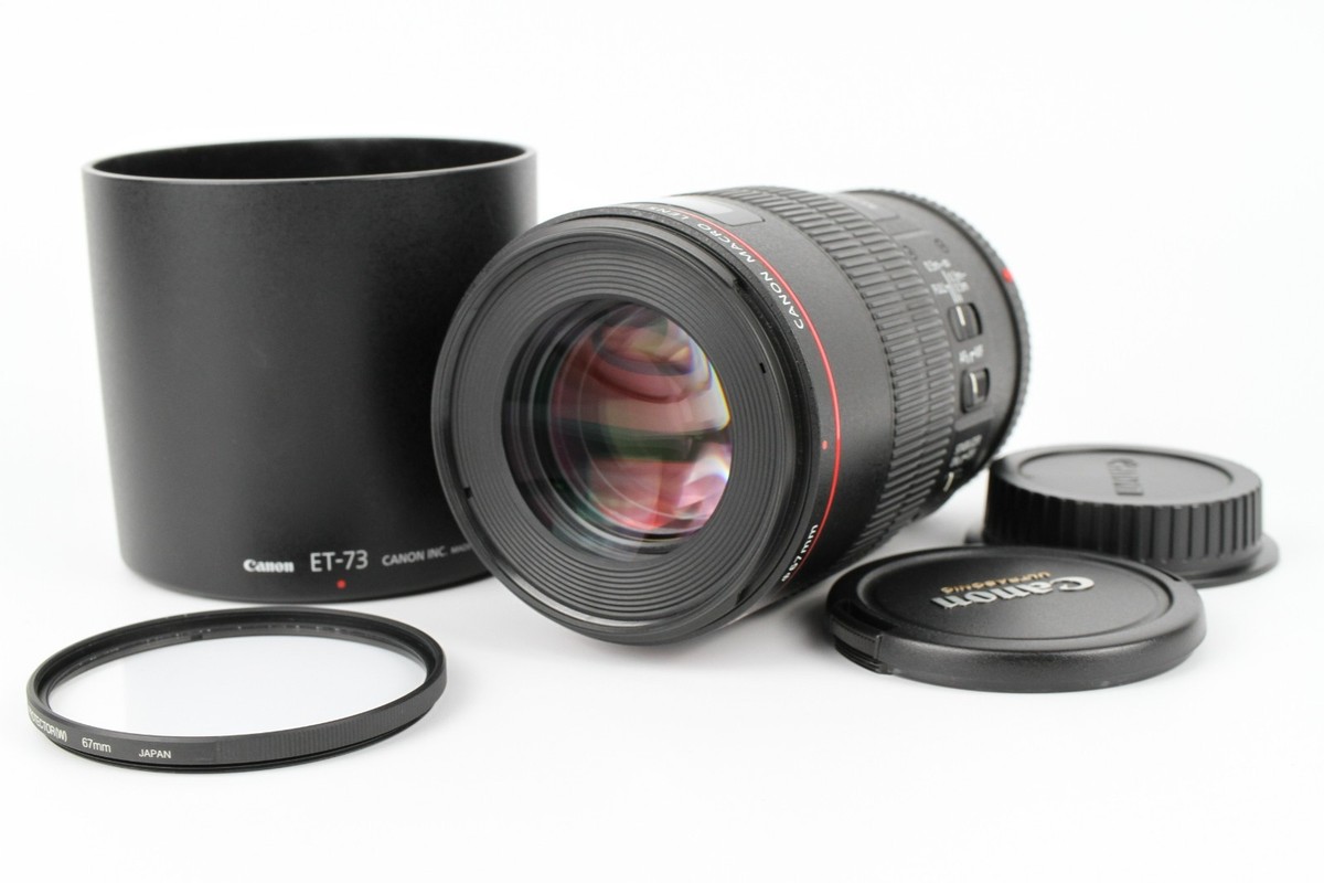 Canon EF 100mm F/2.8L IS USM Macro Lens From Japan [Near