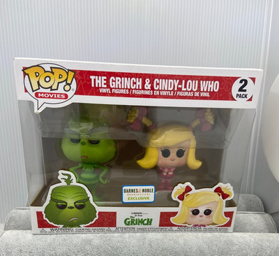 Funko Pop! Vinyl: The Grinch & Cindy-Lou Who 2 Pack Barnes & Noble Exclusive