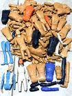 Vintage MARX JOHNNY WEST Body Parts Lot - 5👍TORSOS, 4👍 LEGS, 6👍ARMS, 4 HEADS