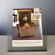 HOME ELEMENTS CASCADING POOLS LED WATER FOUNTAIN