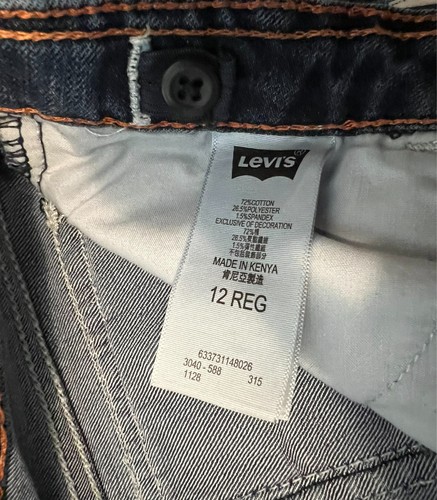 Levis Girls Adj Waist Flap Pockets Bootcut Jeans 12 reg Western Cowgirl BTS - Picture 8 of 11