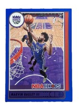 Excellent: 2021-22 HOOPS Blue Marvin Bagley III Sacramento Kings Trading Card