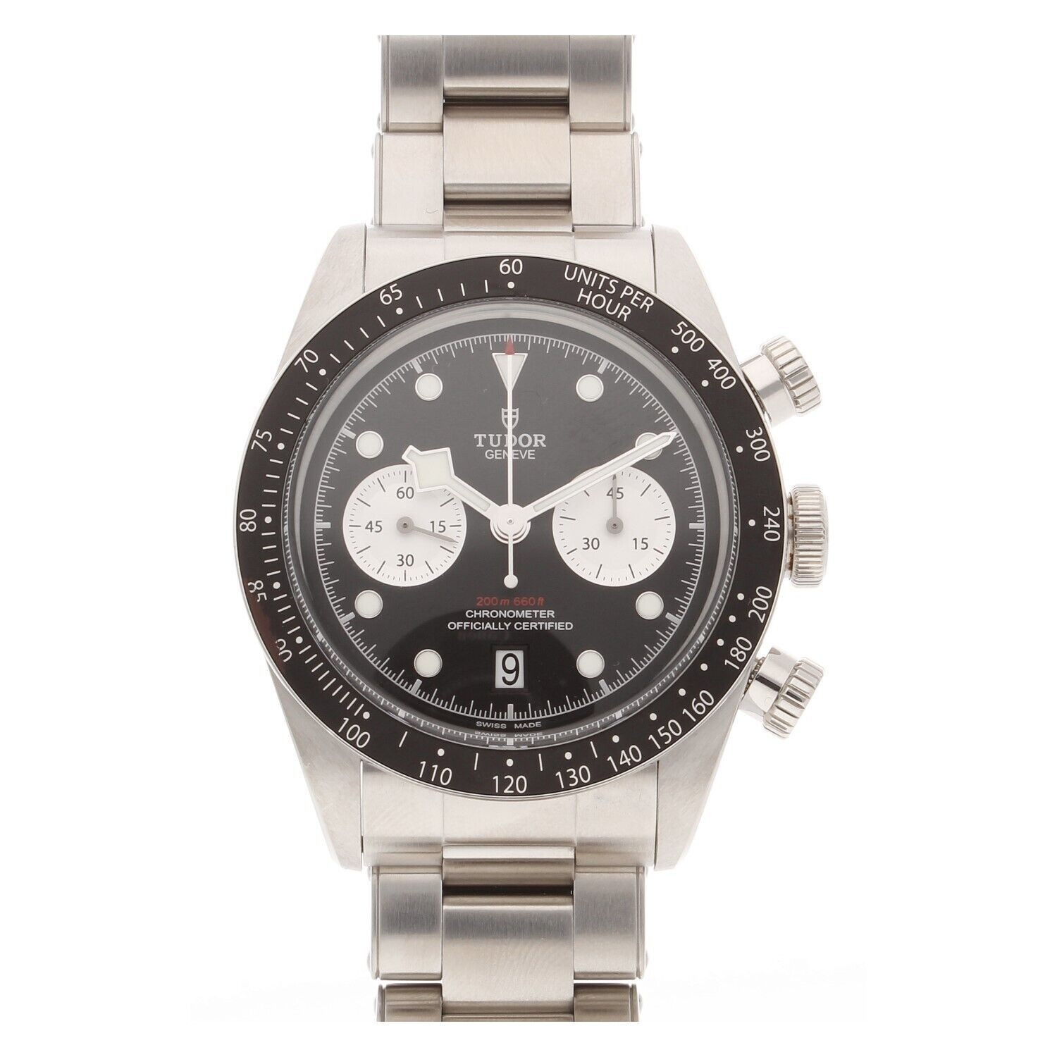 Stainless Steel Tudor Black Bay Chrono Date 79360N 41mm - 2022 Box & Papers