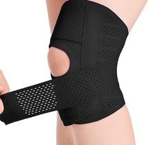Knee Brace with Side Stabilizers for Meniscus Tear Adjustable Knee Wrap