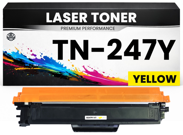 2 X Toner TN-247Y Gelb Hochwertige Brother Alternative TN247Y Premium Kompatibel-image