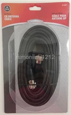 RoadPro RP-18CCP 18' per side RG59AU Co-Phase Dual CB Radio Antenna Coax Cable