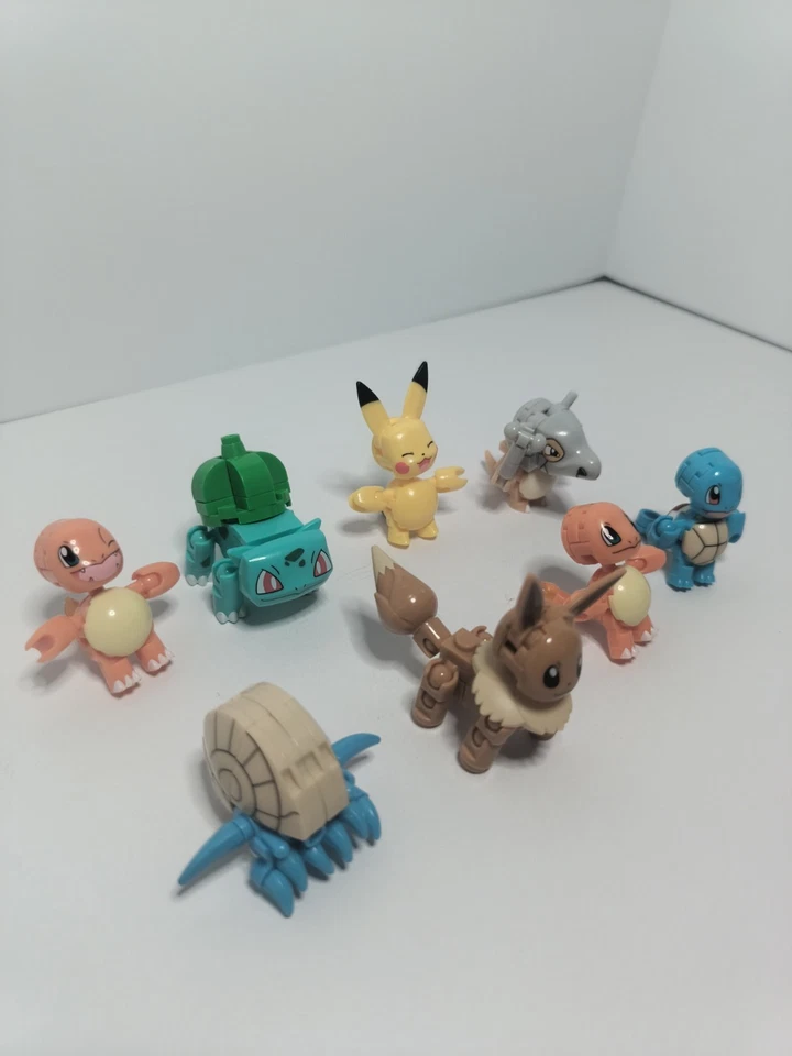 Lote de 8 figuras Pokemon Mega Construx Foto 2 de 3