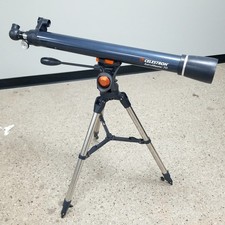 Celestron AstroMaster 70AZ 70mm Telescope w Tripod UNTESTED